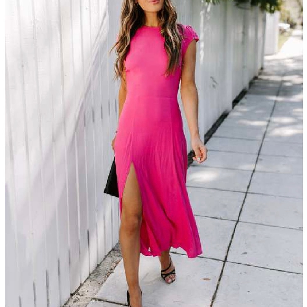 VICI pink dress size L- worn only 1x